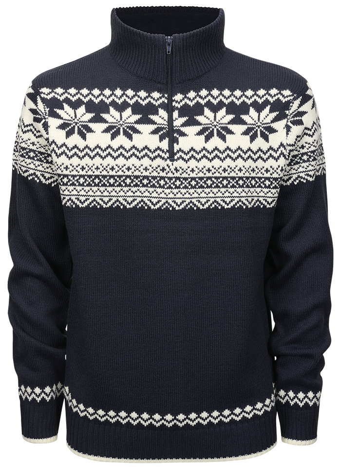 BRANDIT Norvegian Pullover Troyer Navy