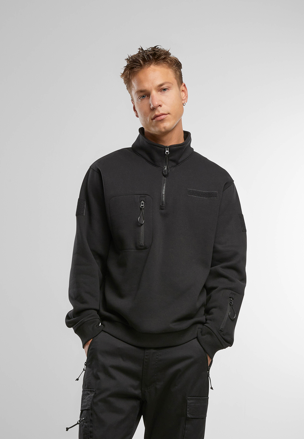 BRANDIT Tactical Sweat Troyer Schwarz