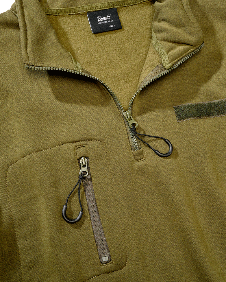 BRANDIT Tactical Sweat Troyer Olive