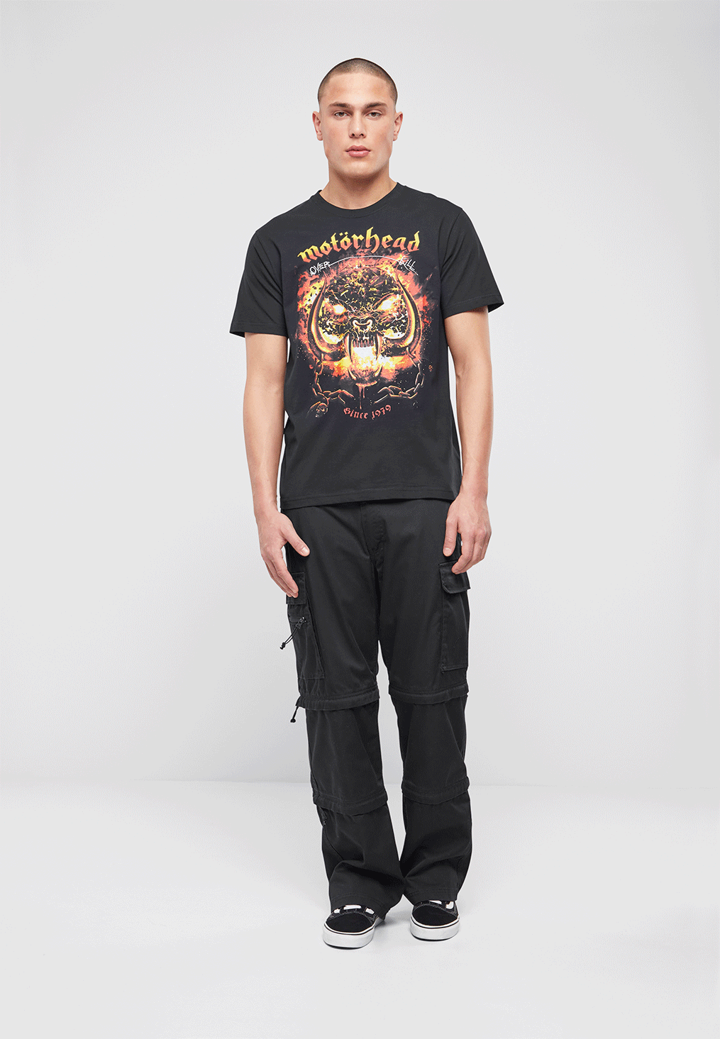 BRANDIT Motörhead T-Shirt Overkill Schwarz