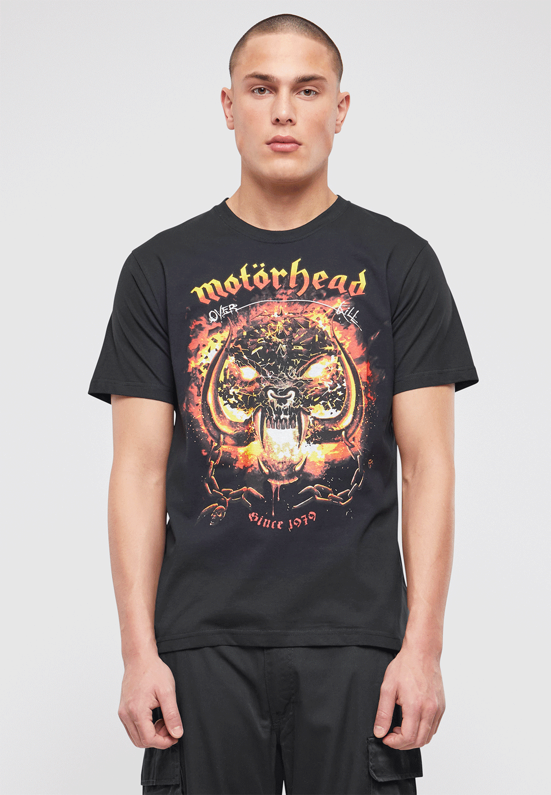 BRANDIT Motörhead T-Shirt Overkill Schwarz