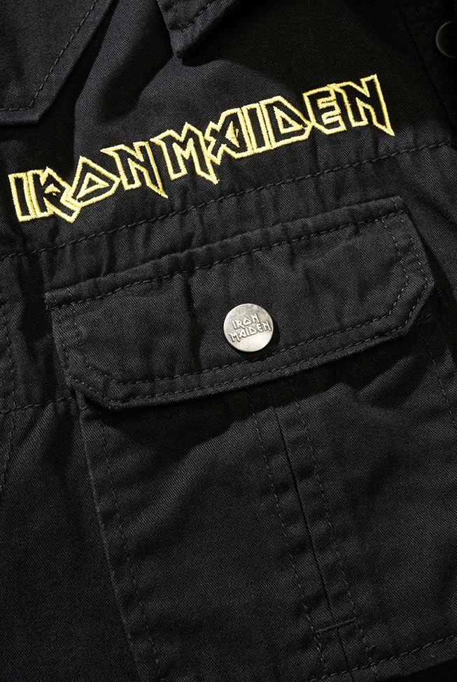 Iron Maiden Vintage Shirt Gilet Sleeveless Fotd Schwarz