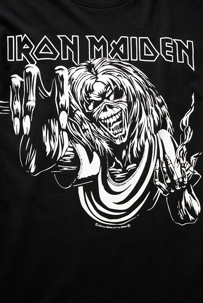 Iron Maiden T-Shirt Eddy Glow Schwarz