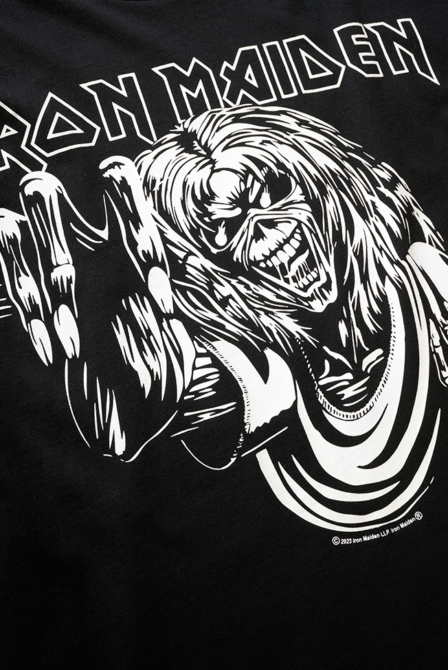 Iron Maiden T-Shirt Eddy Glow Schwarz