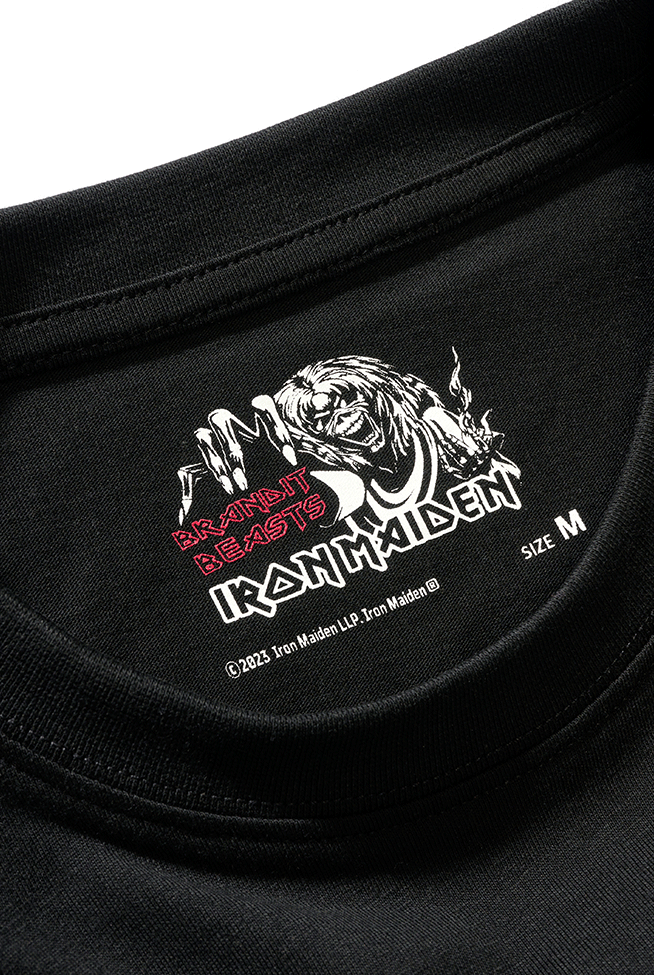 Iron Maiden T-Shirt Eddy Glow Schwarz