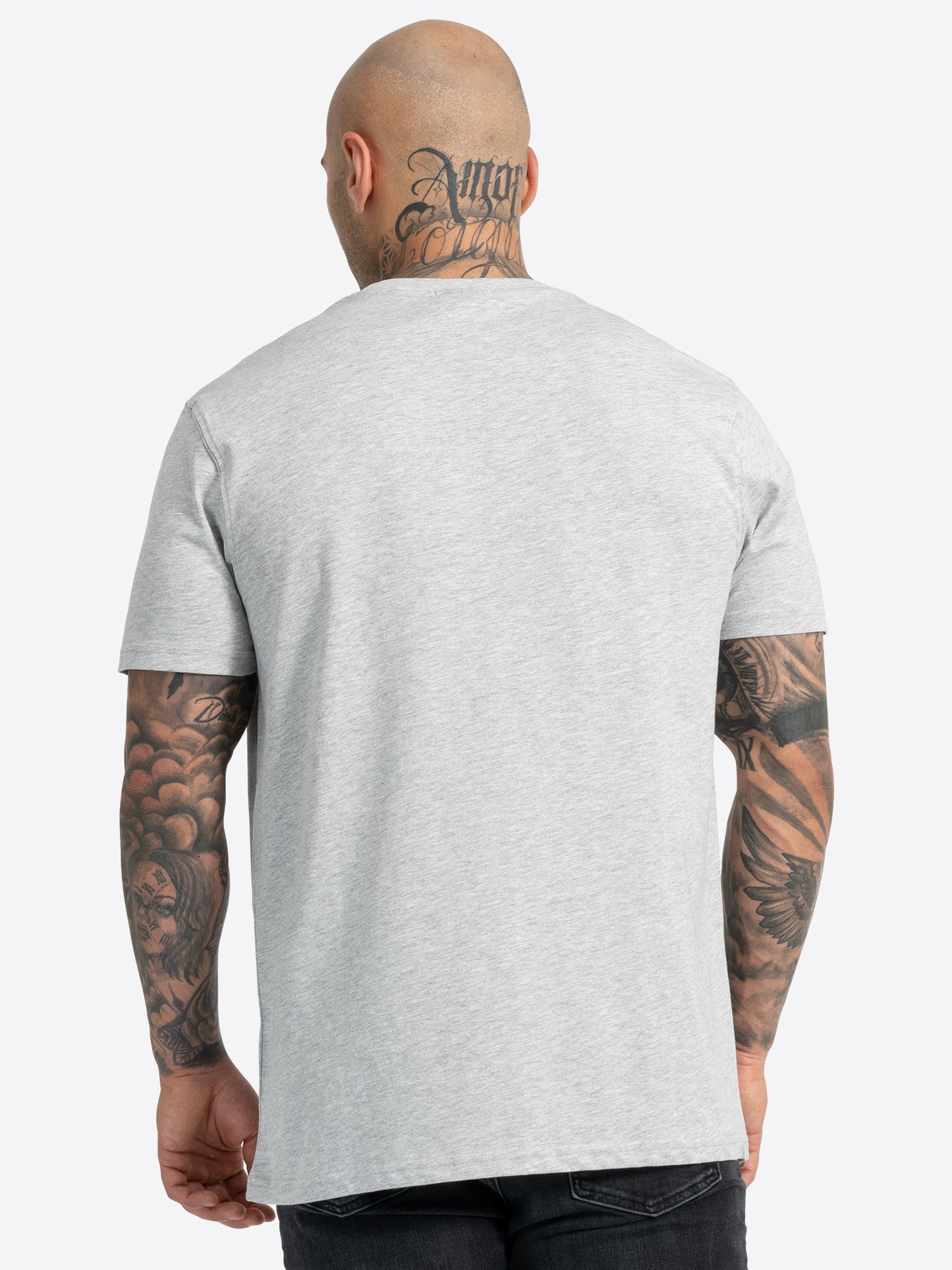 Tapout ACTIVE BASIC TEE 940001 T-Shirt Marl Grey