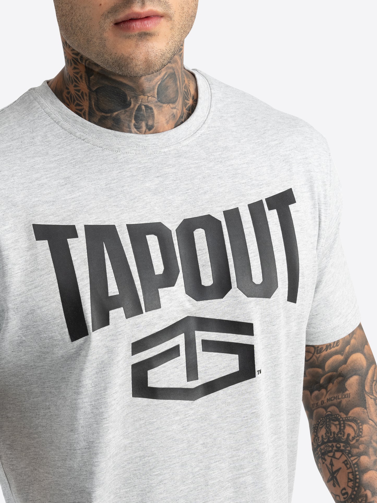 Tapout ACTIVE BASIC TEE 940001 T-Shirt Marl Grey