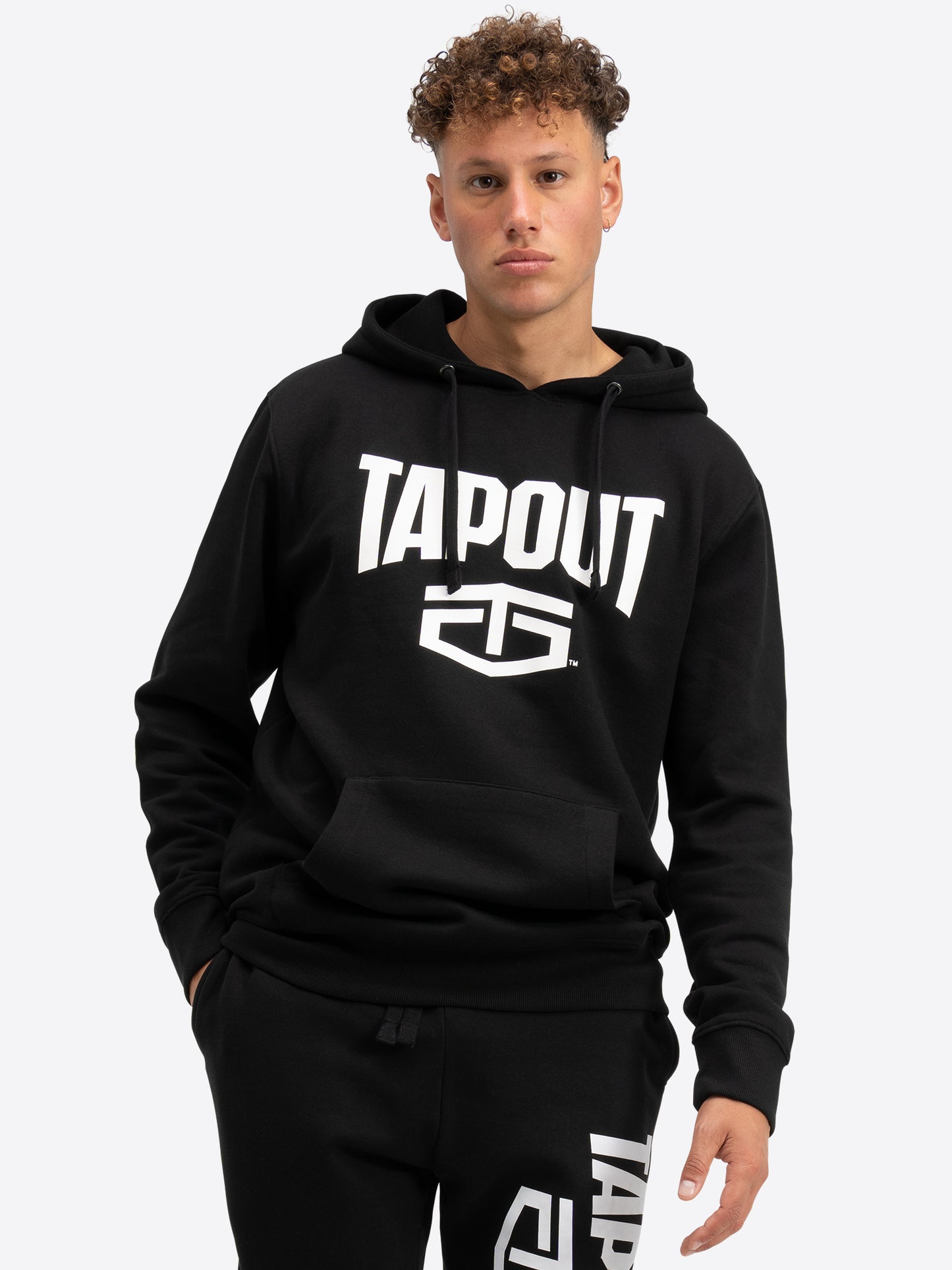 Tapout ACTIVE BASIC HOODIE 940002 Hoody Schwarz