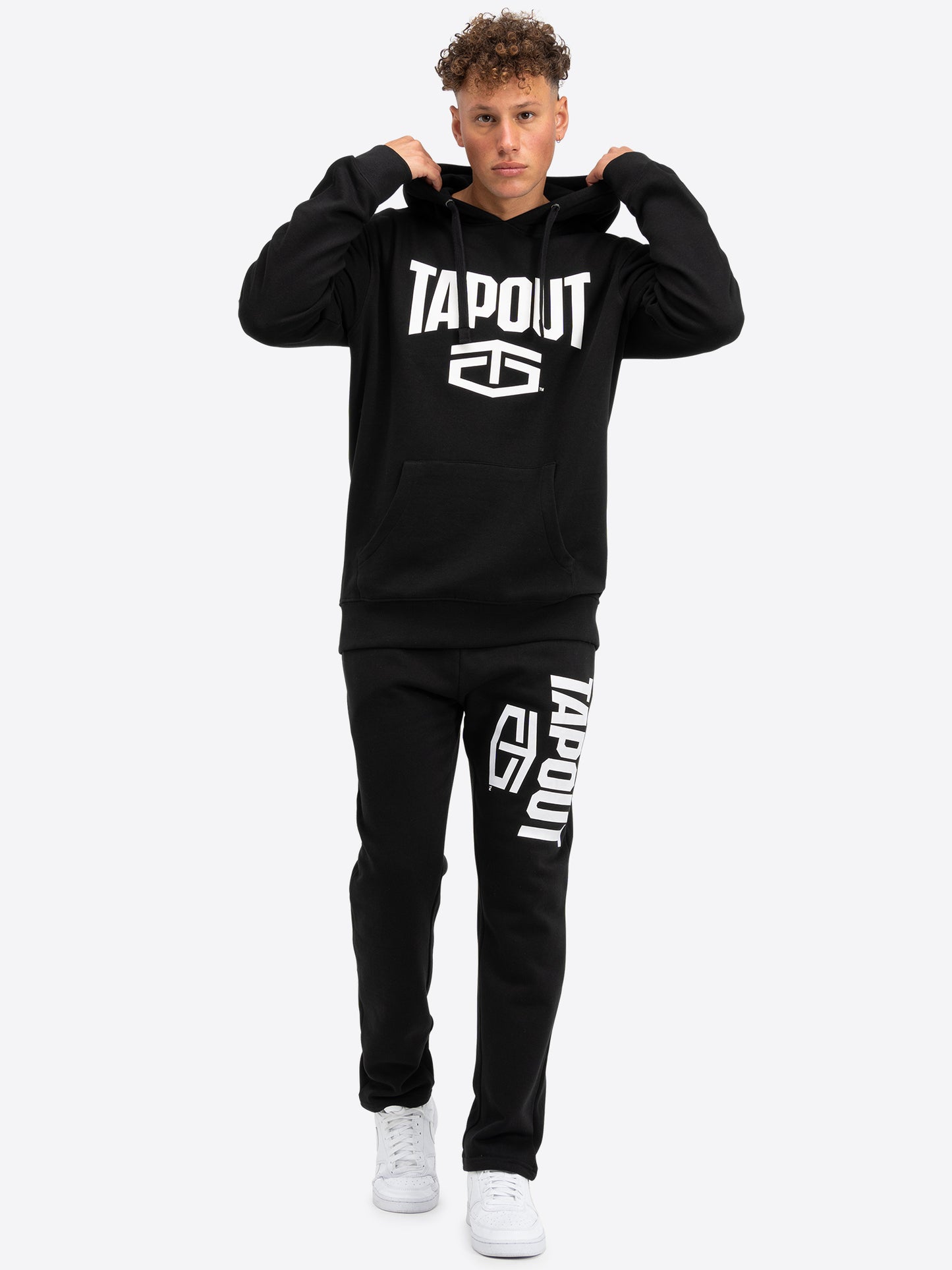 Tapout ACTIVE BASIC HOODIE 940002 Hoody Schwarz
