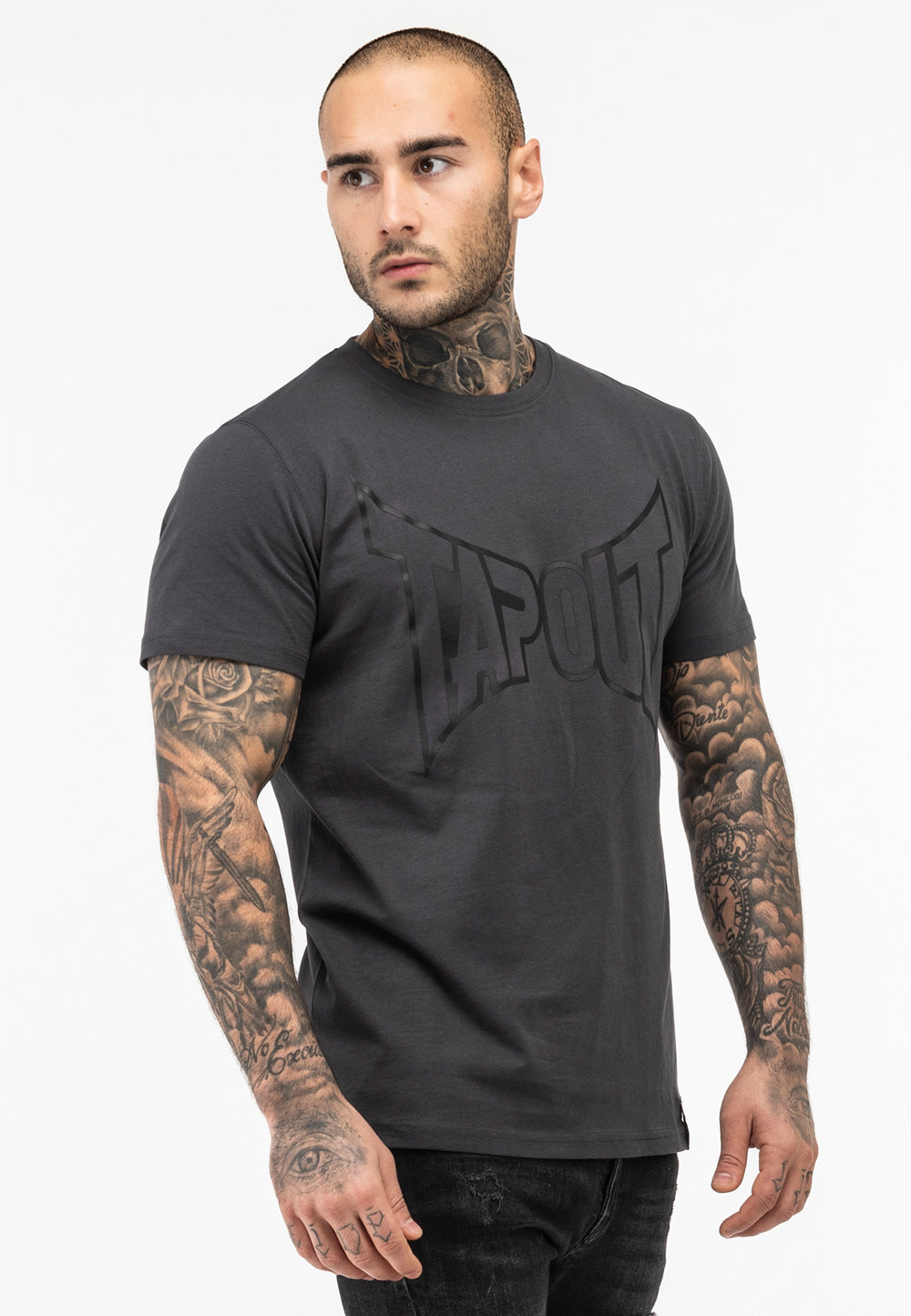 Tapout 940005 LIFESTYLE BASIC TEE Artikel 940005 T-Shirt - Anthracite