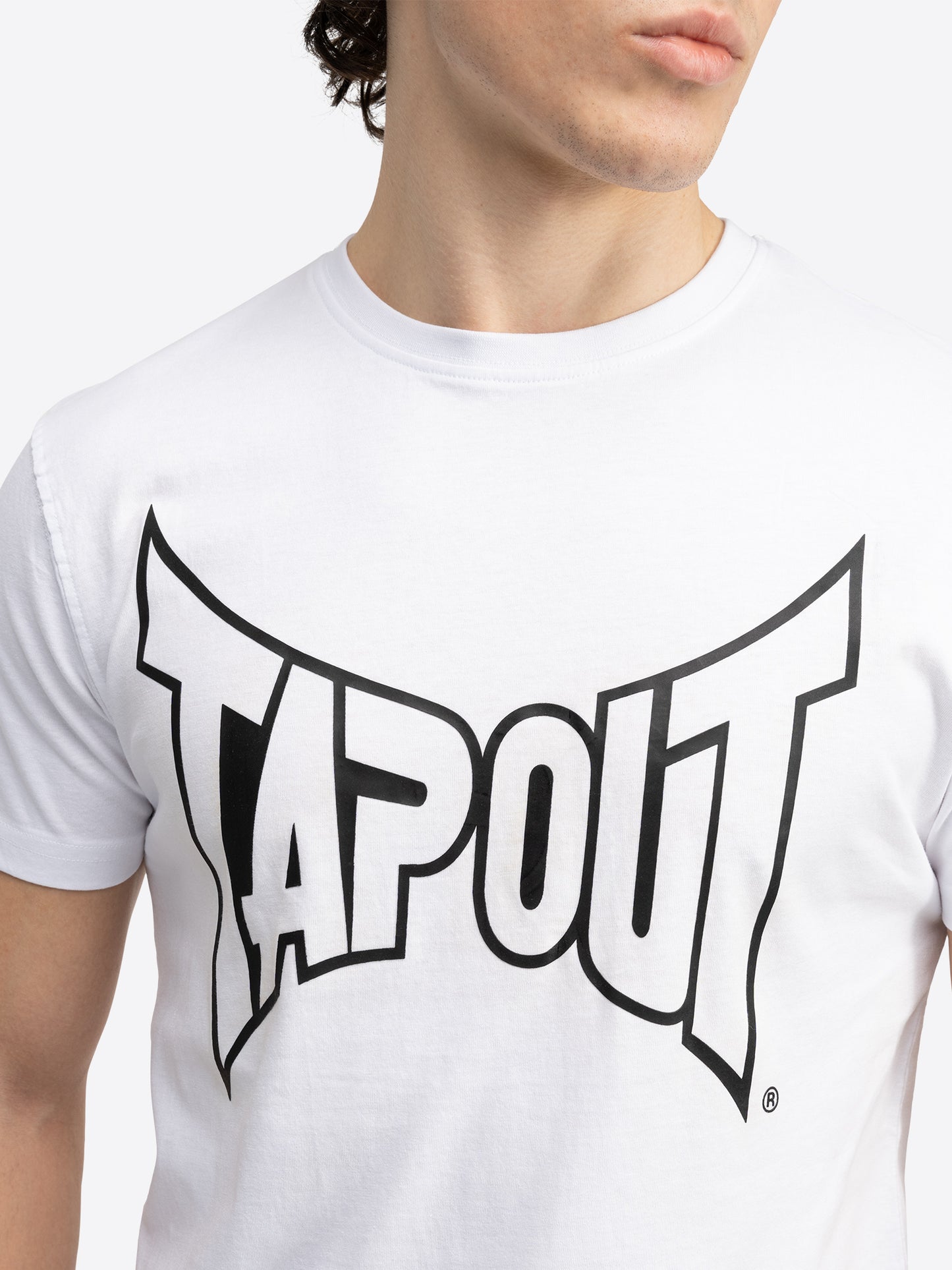 Tapout LIFESTYLE BASIC TEE Artikel 940005 T-Shirt - Weiss