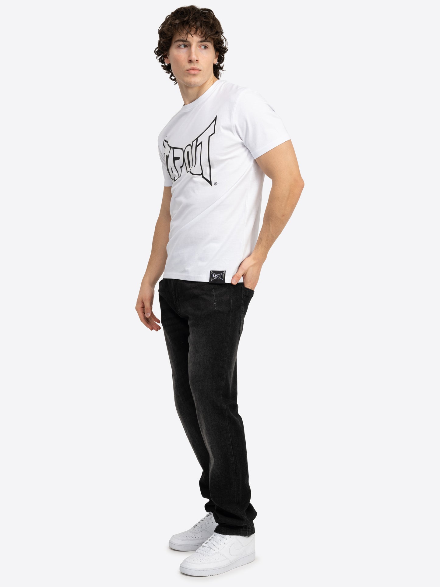 Tapout LIFESTYLE BASIC TEE Artikel 940005 T-Shirt - Weiss