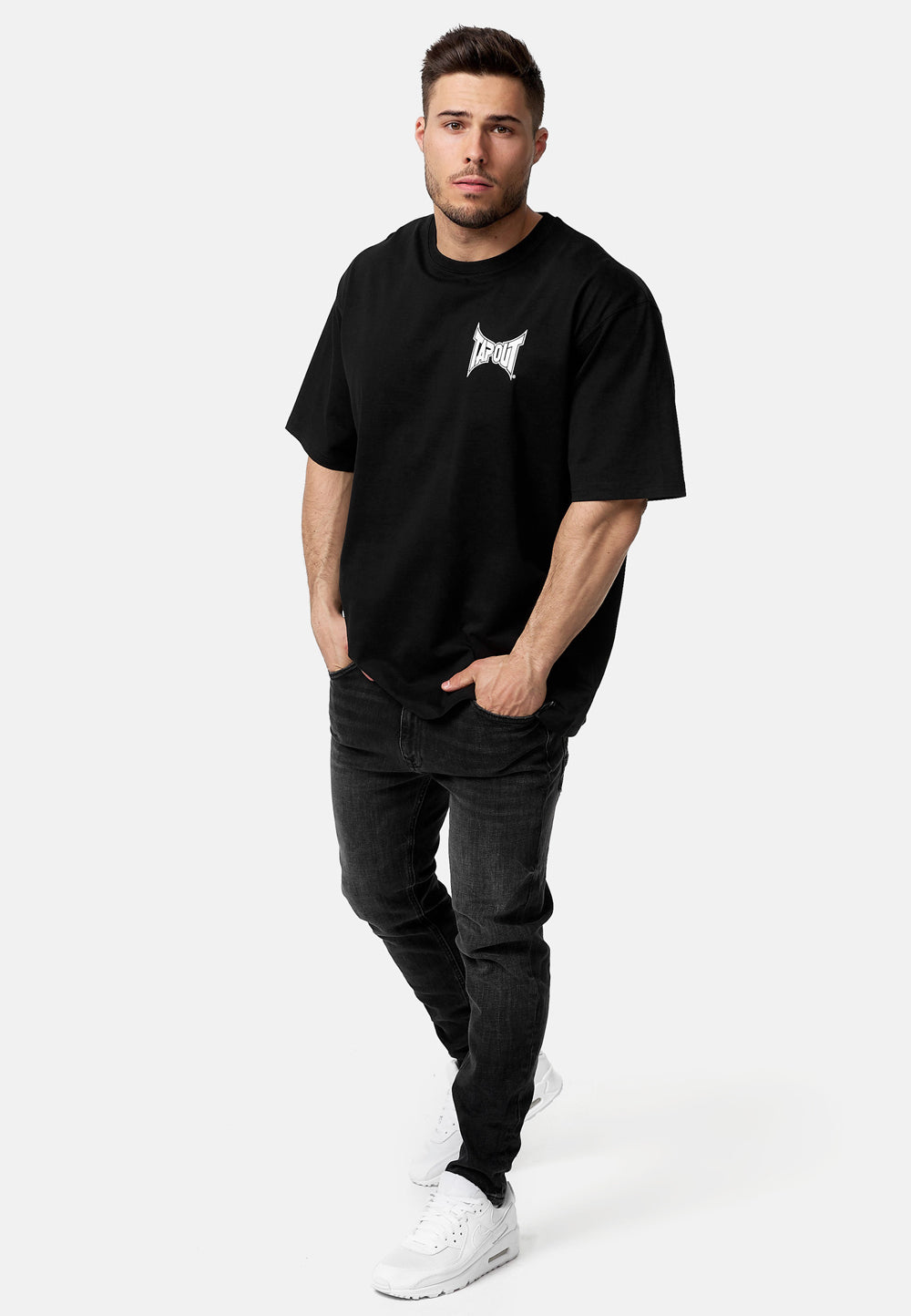 Tapout CREEKSIDE 940010 T-Shirt Oversize - black