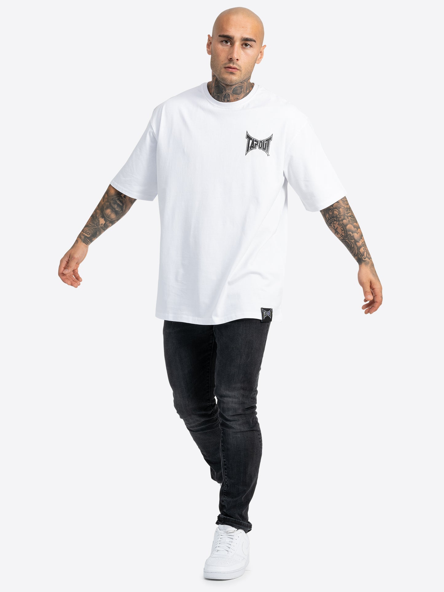 Tapout CREEKSIDE 940010 T-Shirt Oversize - Weiss