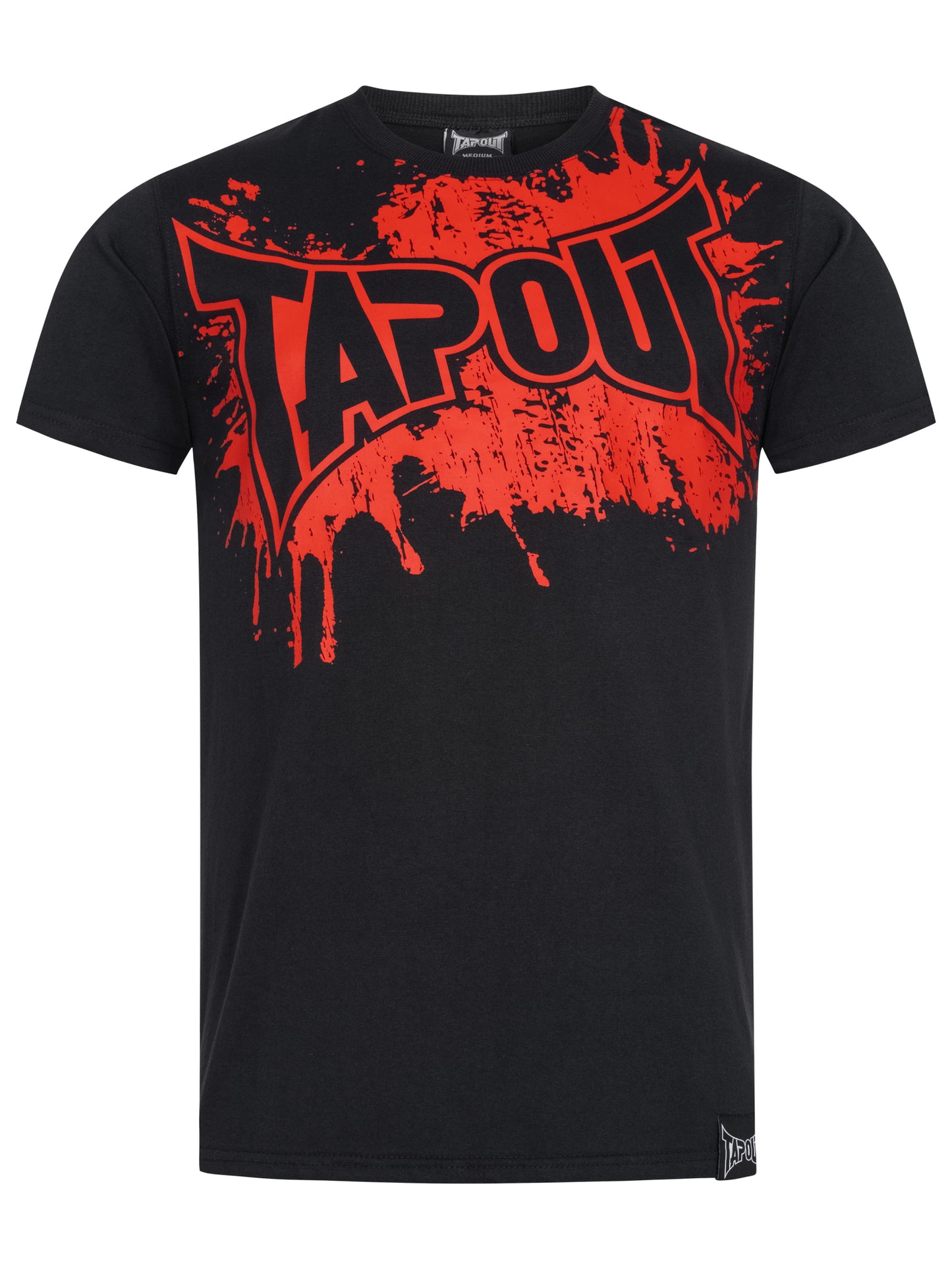Tapout 940020 Splashed T-Shirt Schwarz