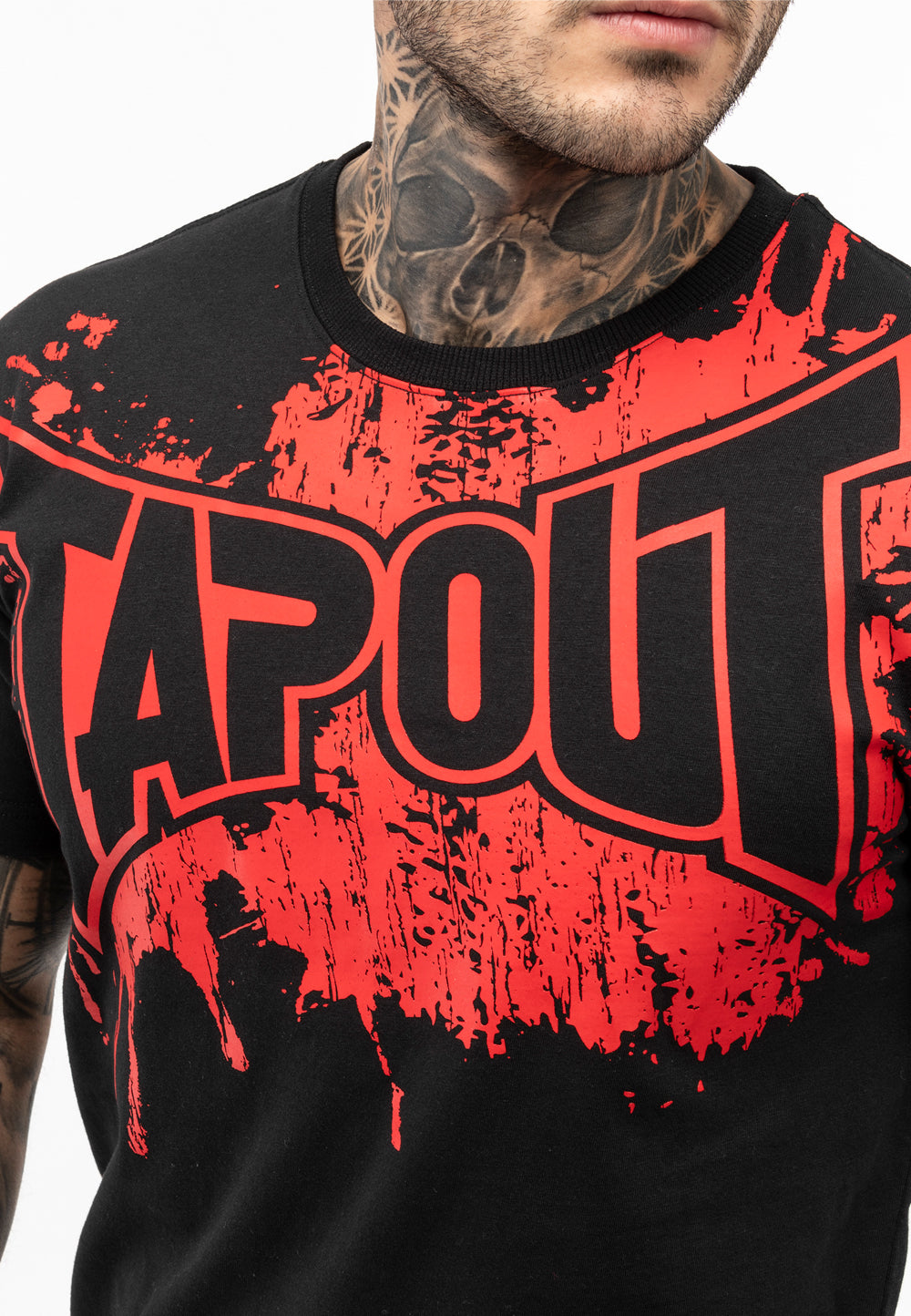 Tapout 940020 Splashed T-Shirt Schwarz