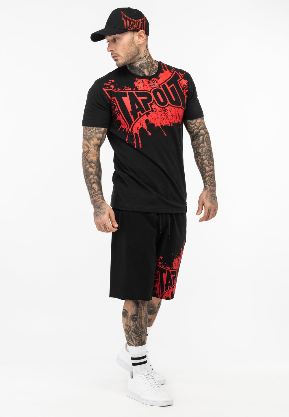 Tapout 940020 Splashed T-Shirt Schwarz