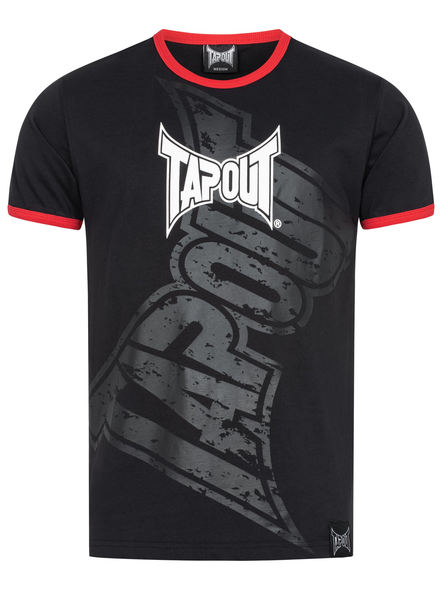 Tapout 940022 Trashed T-Shirt Schwarz