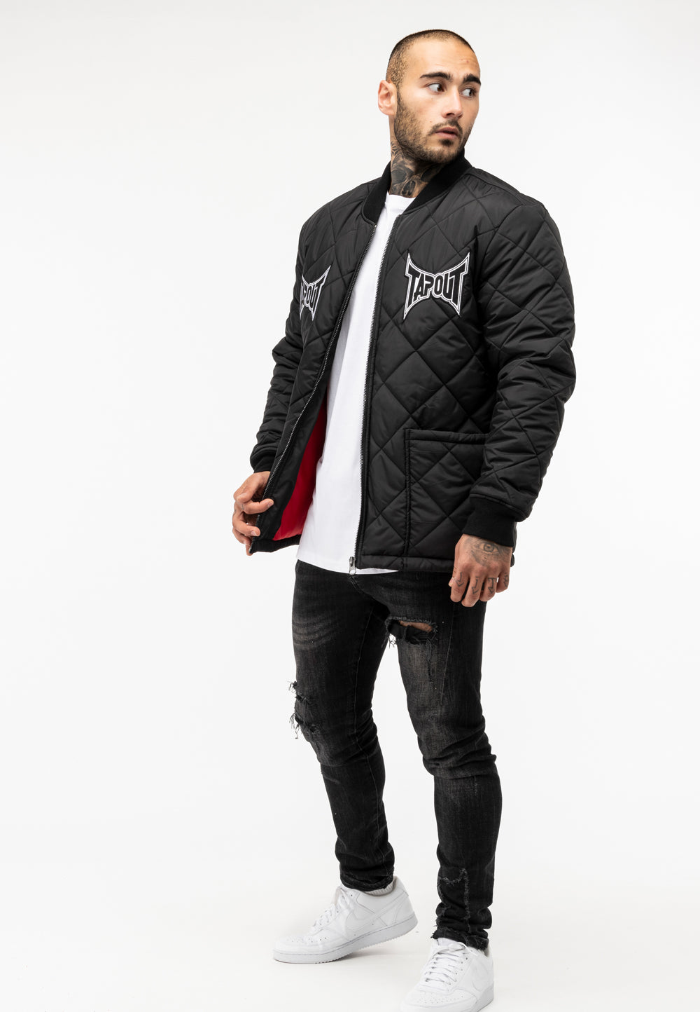 Tapout Punkas Jacke 940024 Schwarz