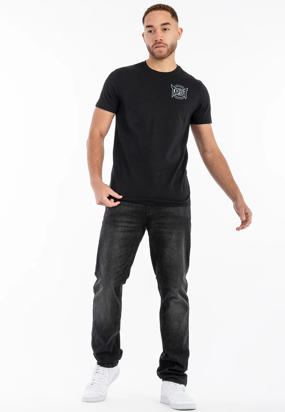 Tapout 940029 Punkas T-Shirt Schwarz