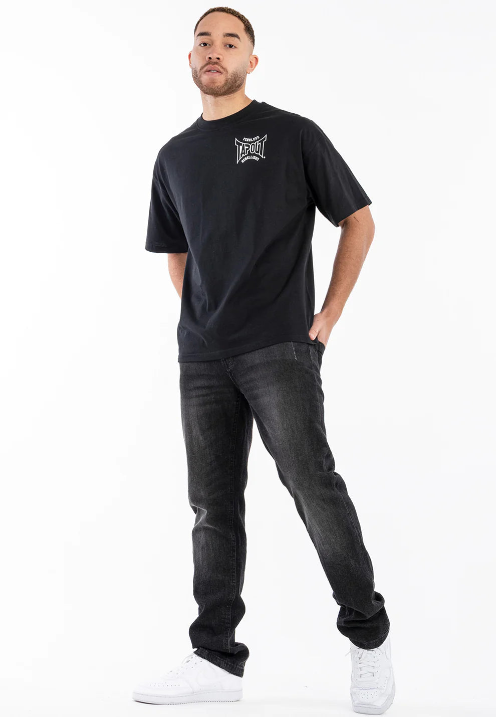 Tapout 940032 B2LI3VE T-Shirt Schwarz