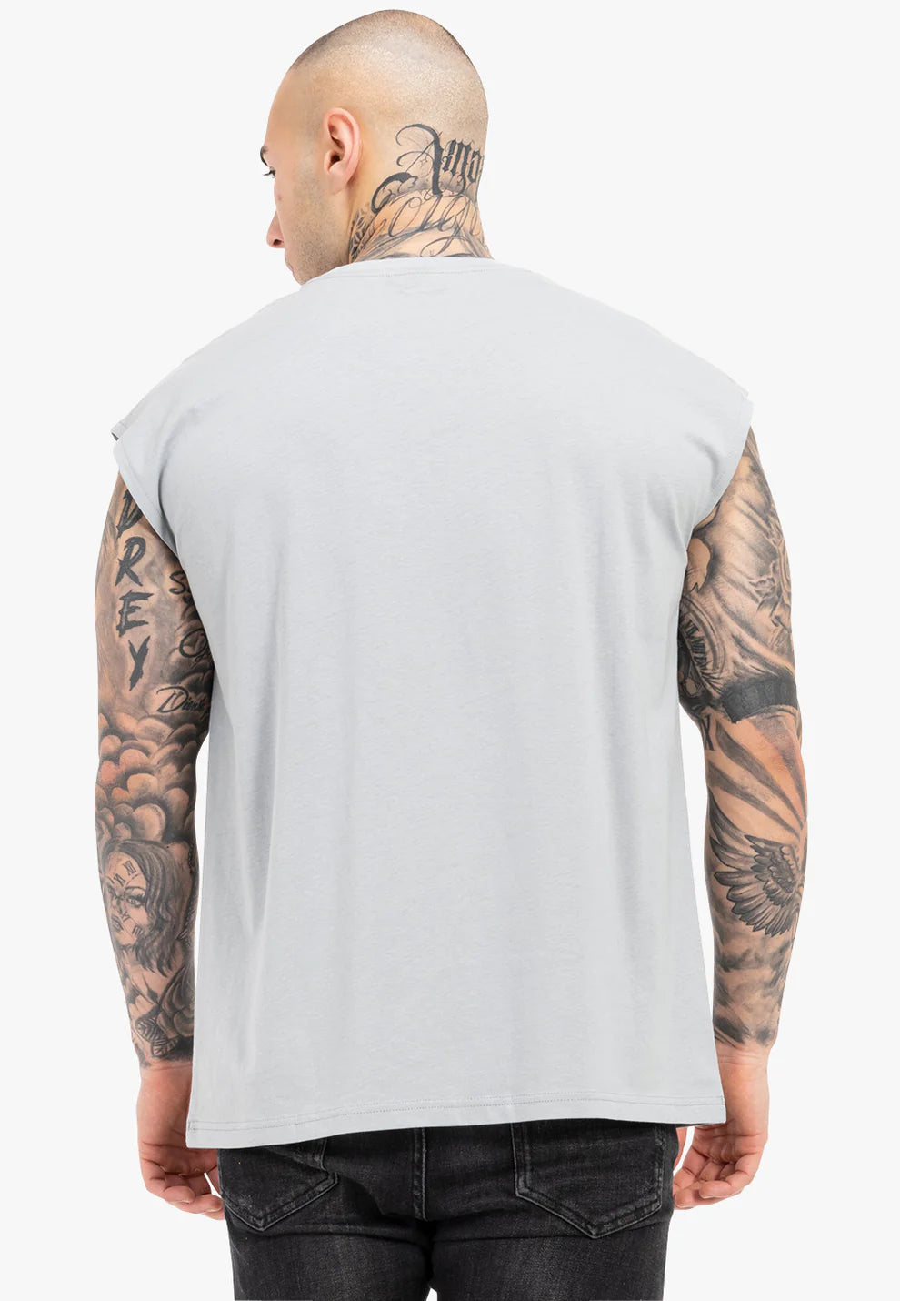 Tapout 940034 Skull Tank Singlet Grau