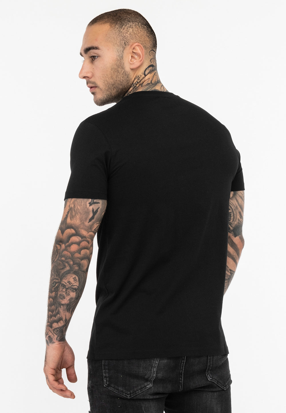 Tapout Logo TEE 940049 T-Shirt - Schwarz