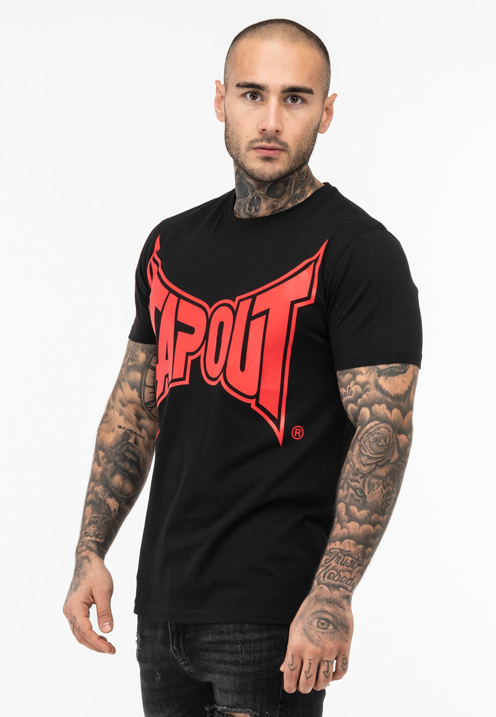 Tapout Logo TEE 940049 T-Shirt - Schwarz