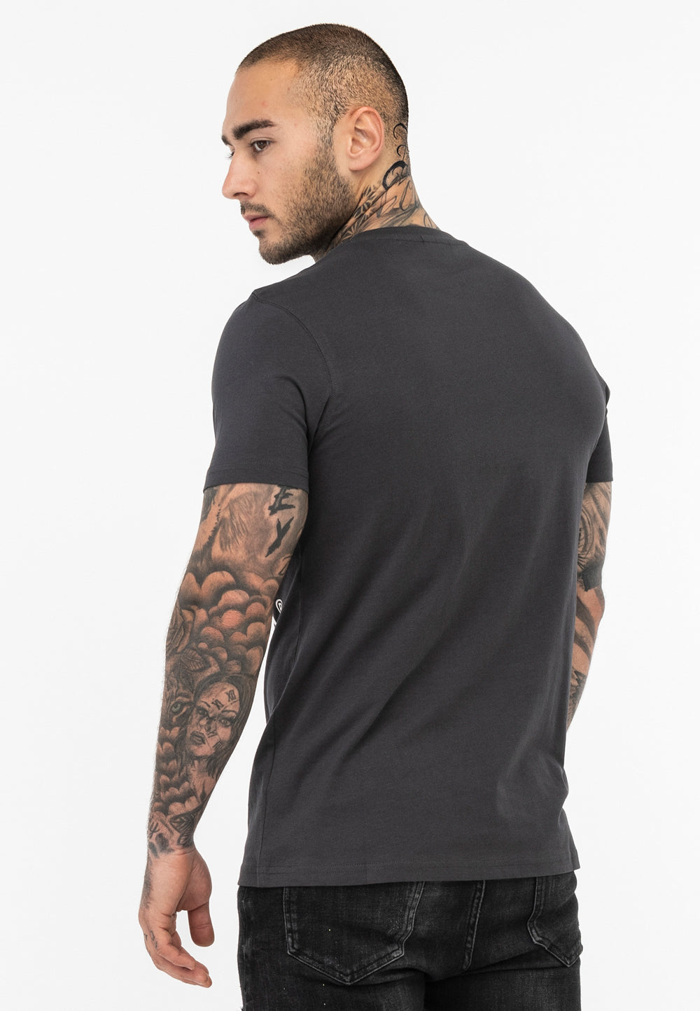 Tapout Logo TEE 940049 T-Shirt - Anthracite