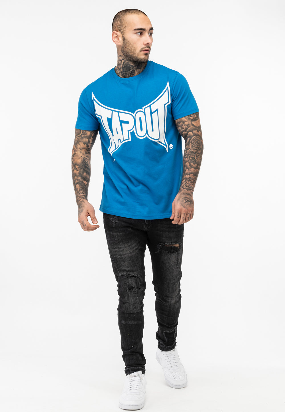 Tapout Logo TEE 940049 T-Shirt - Blau