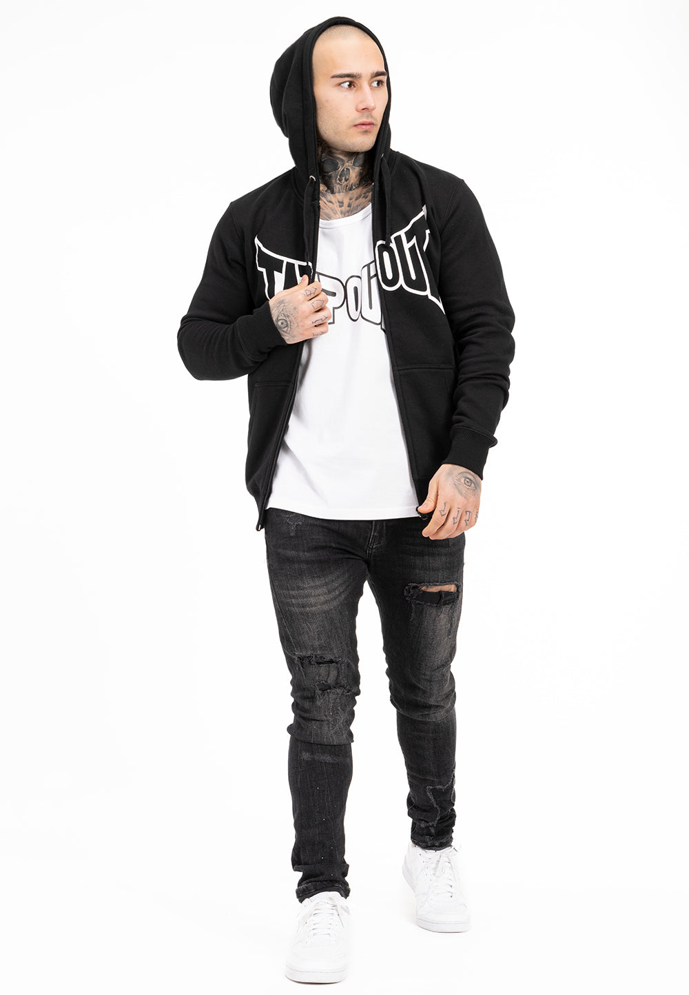Tapout 940062 Marfa Hooded Zipper Schwarz