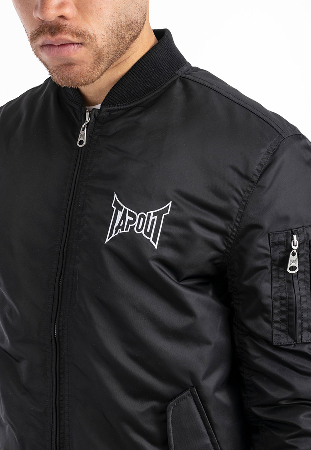 Tapout Chashiers Bomberjacke 940065 Schwarz