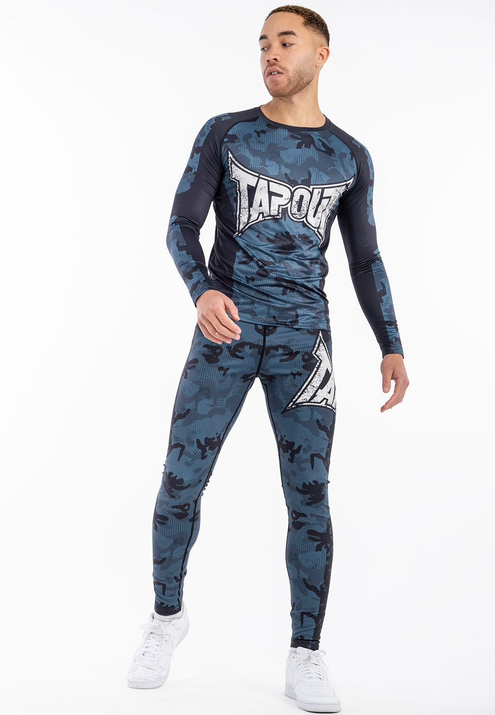 Tapout 940067 Patton Funktionsleggings Camo Blau