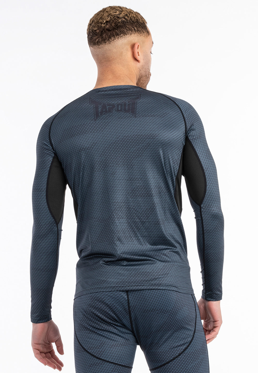 Tapout 940068 Mapleton Funktionsshirt Steel Blau