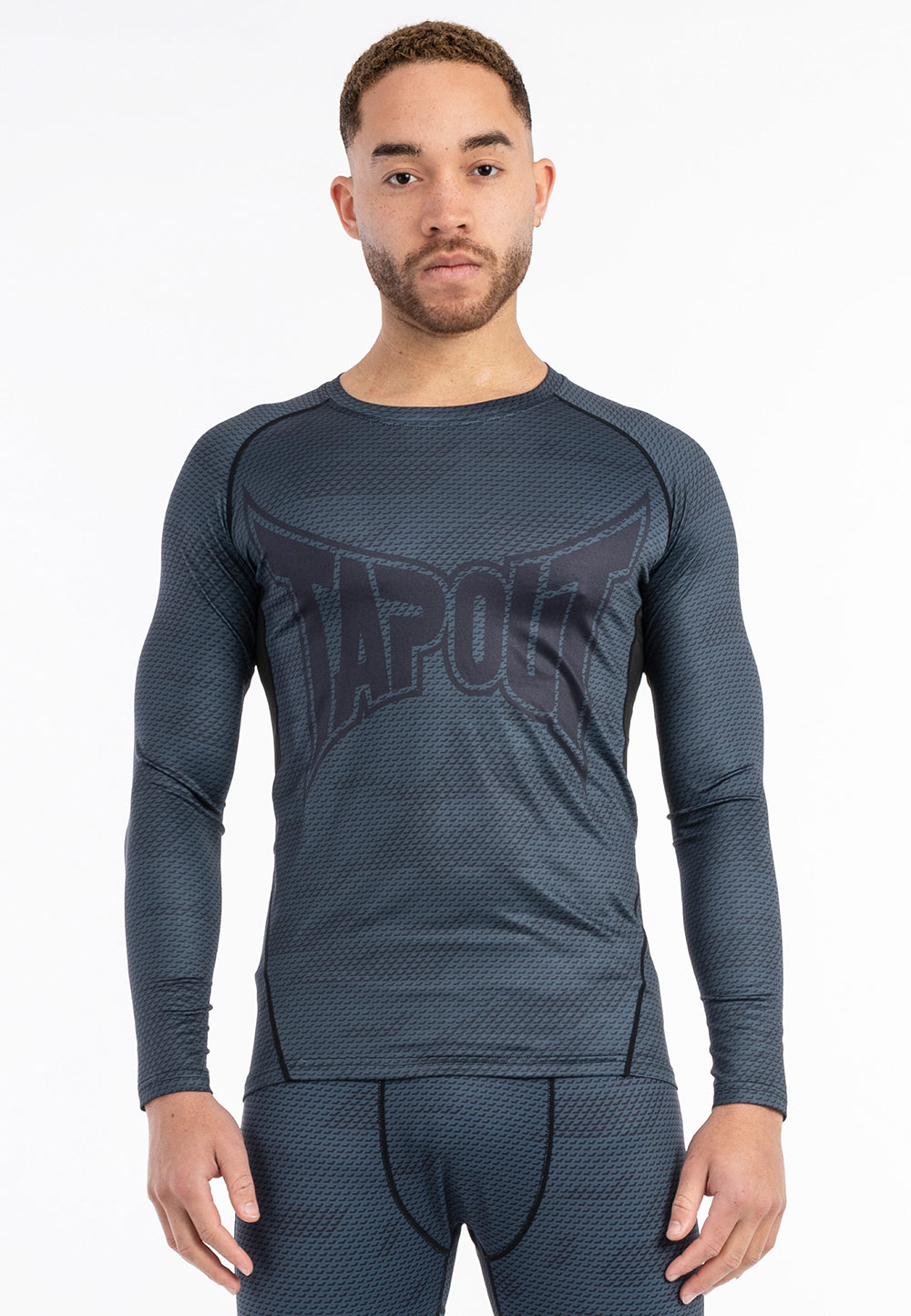 Tapout 940068 Mapleton Funktionsshirt Steel Blau