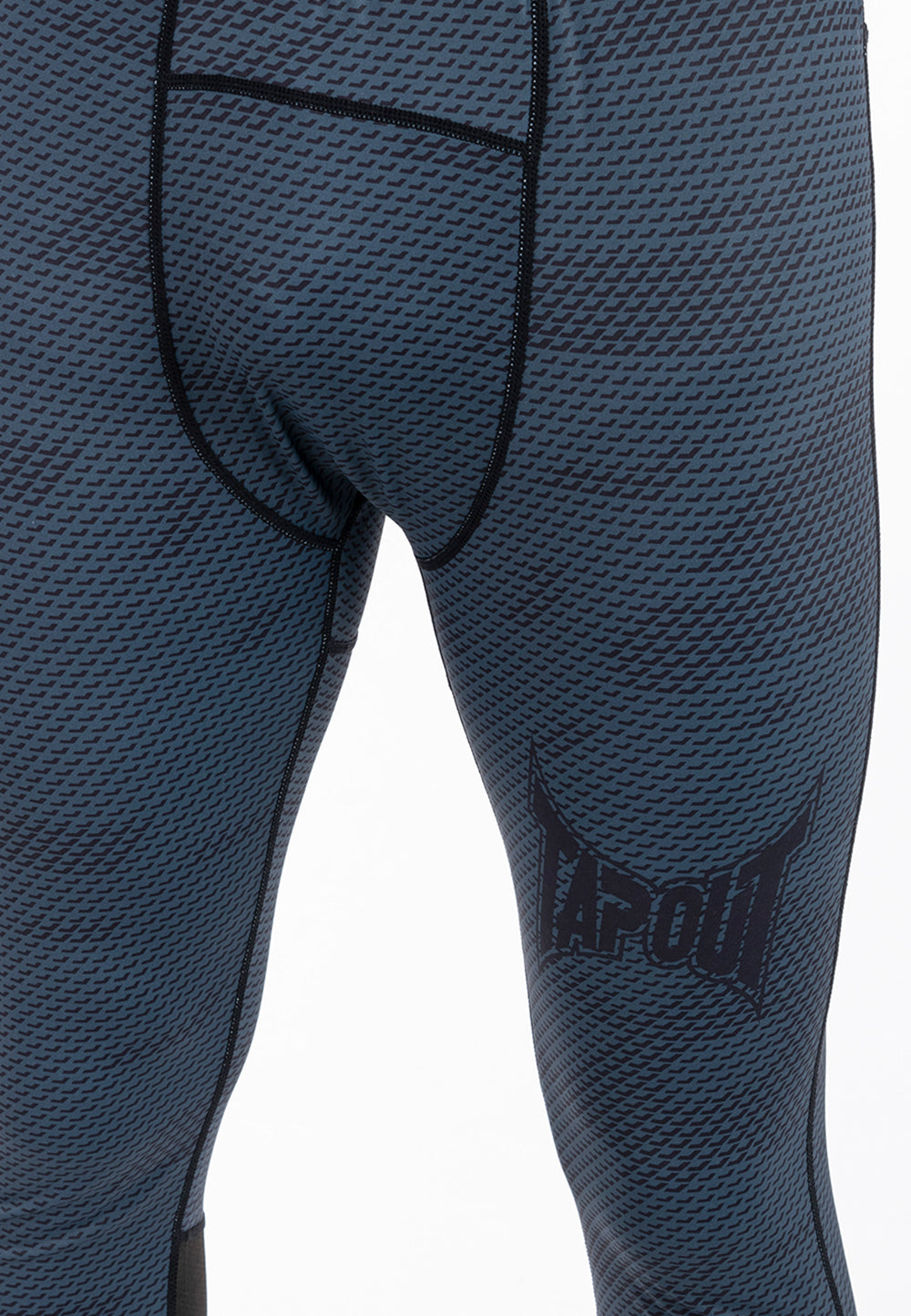 Tapout 940069 Mapleton Funktionsleggings Steel Blau