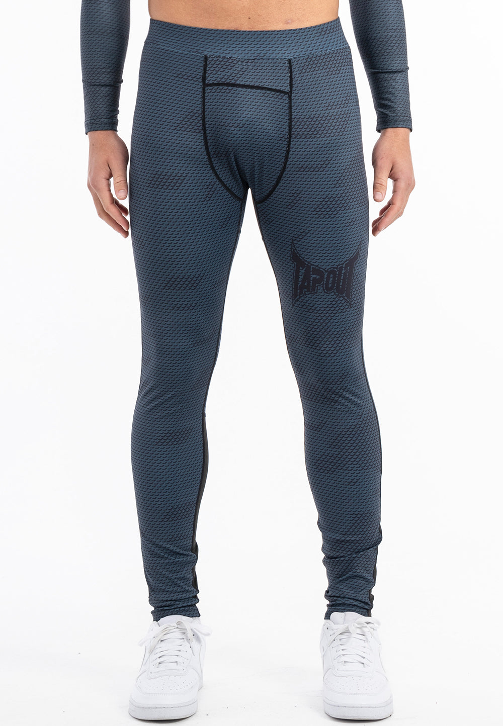 Tapout 940069 Mapleton Funktionsleggings Steel Blau