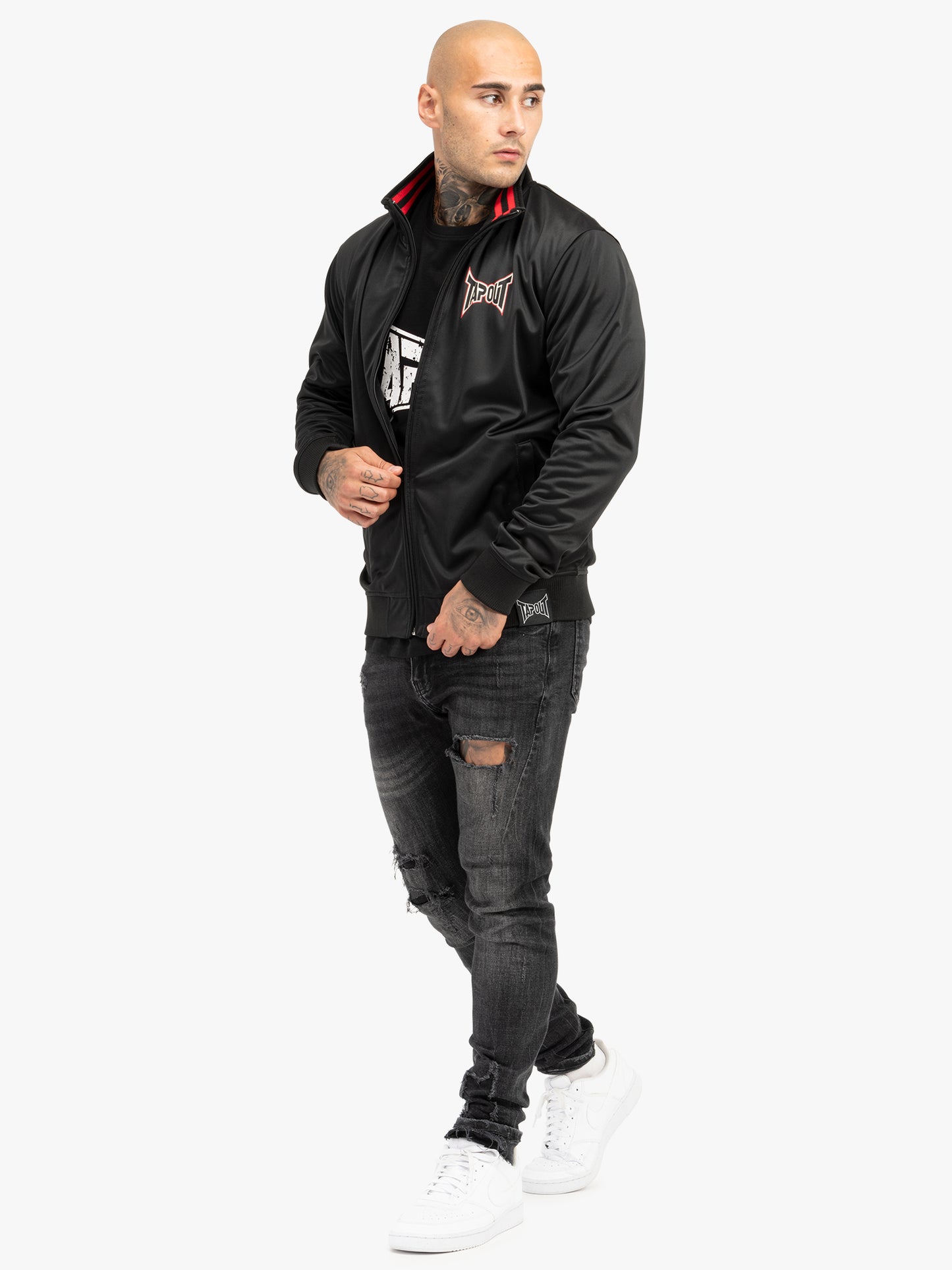 Tapout 940073 Temacula Trainingsjacke Schwarz