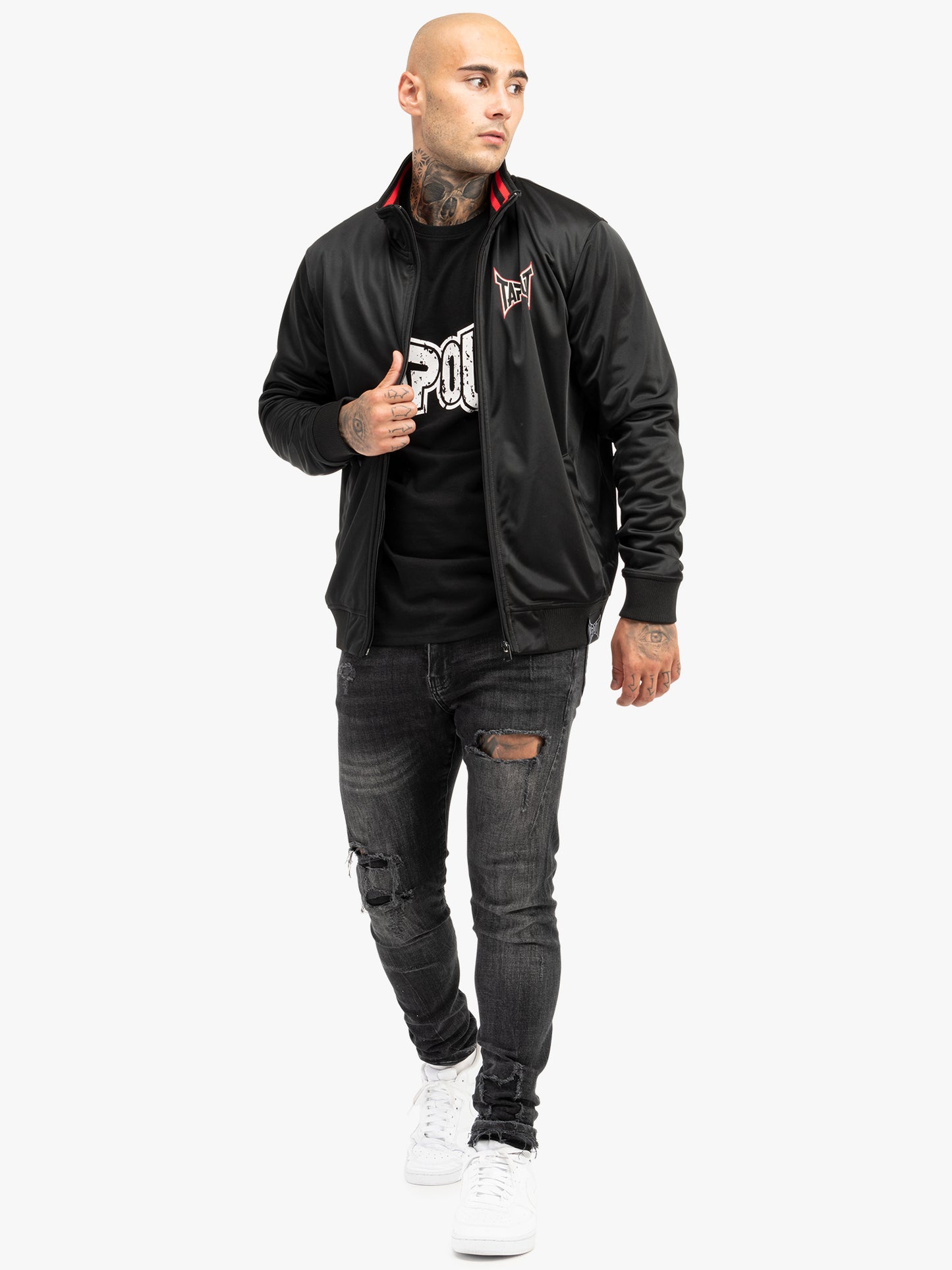 Tapout 940073 Temacula Trainingsjacke Schwarz
