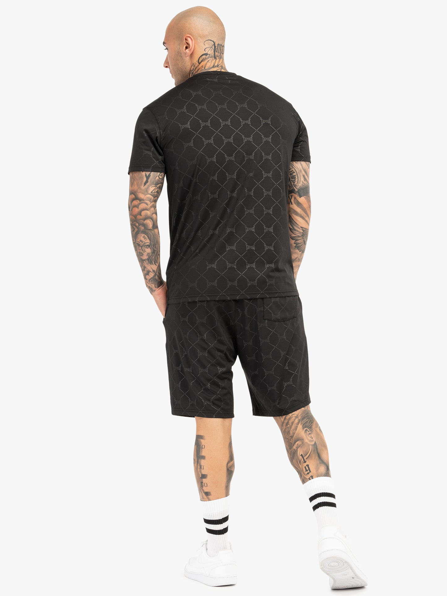 Tapout 940078 Philios T-Shirt & Shorts Set Schwarz