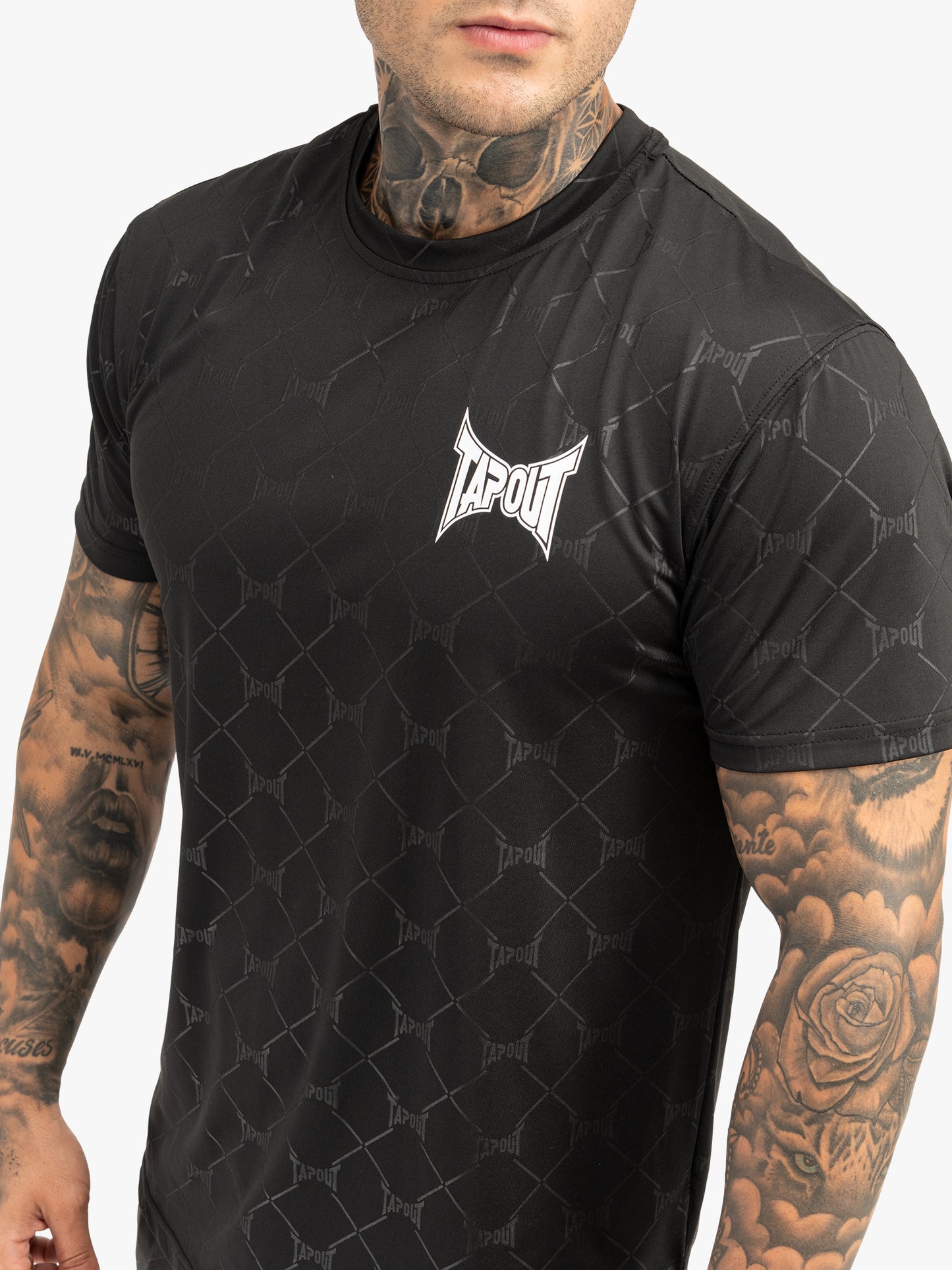 Tapout 940078 Philios T-Shirt & Shorts Set Schwarz