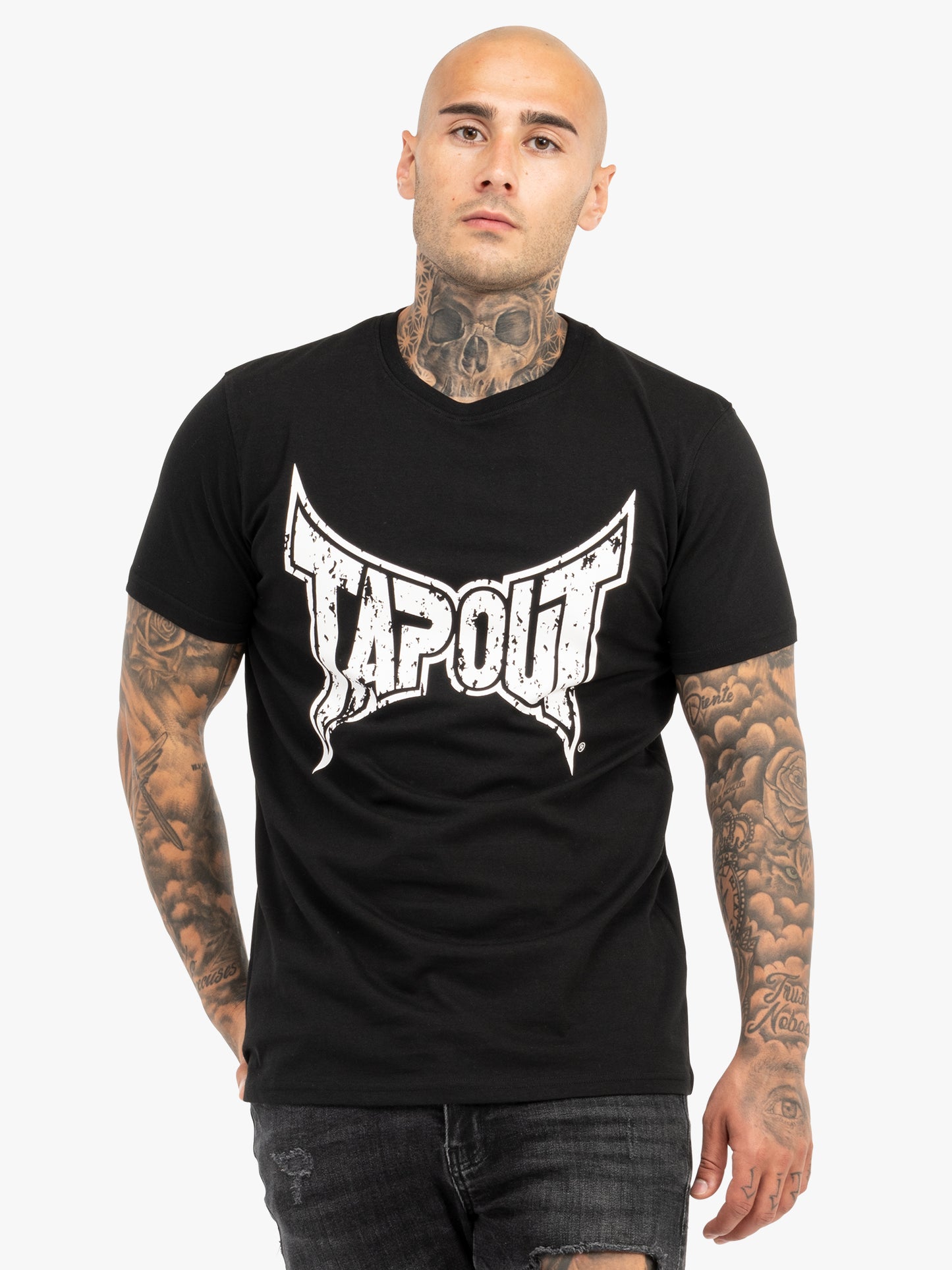 Tapout 940080 Amboyn T-Shirt Doppelpack Schwarz / Weiss