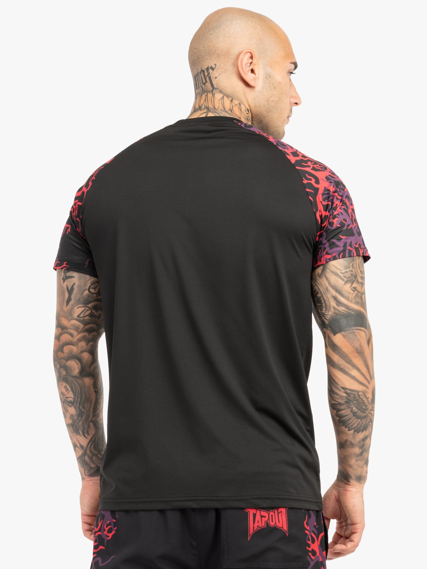 Tapout 940085 Taproot T-Shirt Schwarz/Rot/Auber