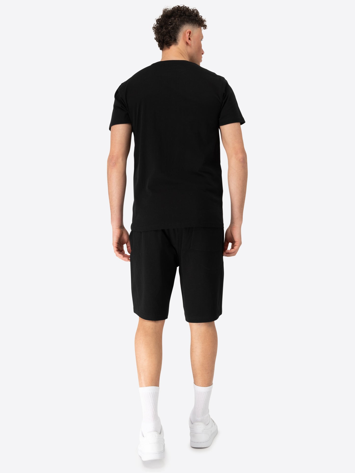 Tapout 940091 Fallon T-Shirt & Shorts Set Schwarz