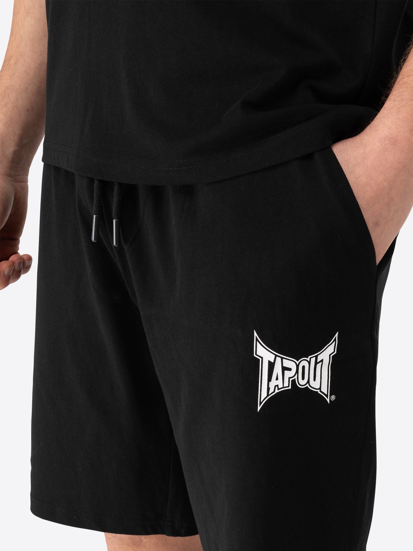 Tapout 940093 Diego T-Shirt & Shorts Set Schwarz