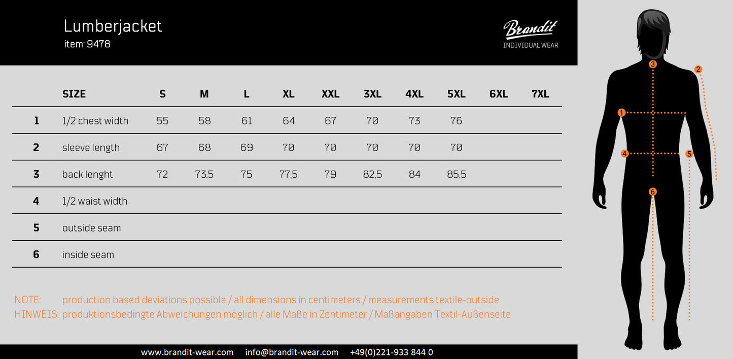 BRANDIT Luumber Jacket - schwarz