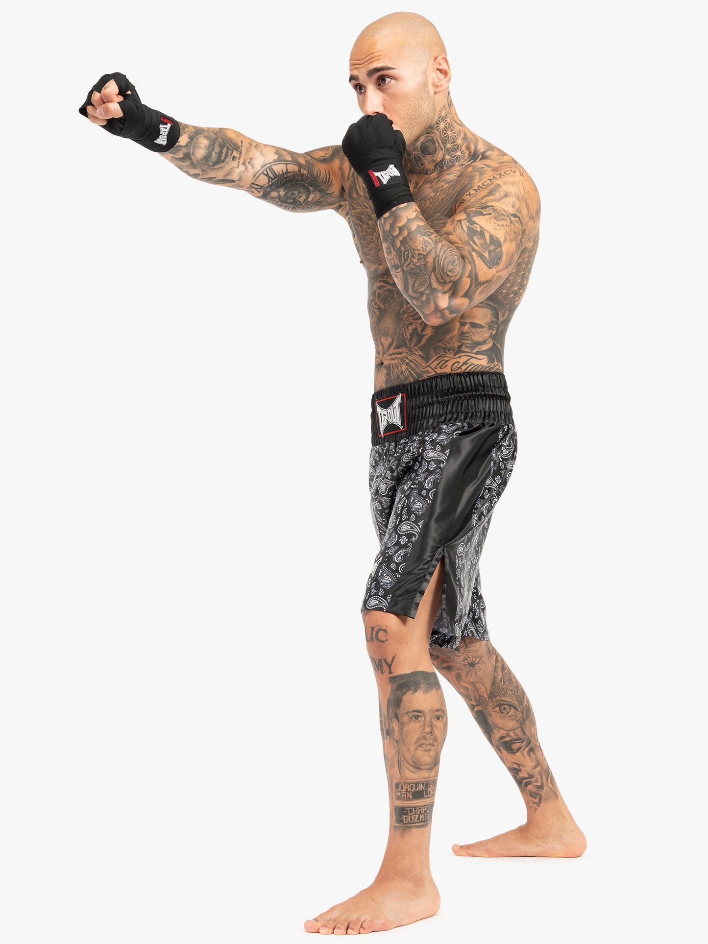 Tapout 960045 Moreno Boxhose Schwarz/Weiss
