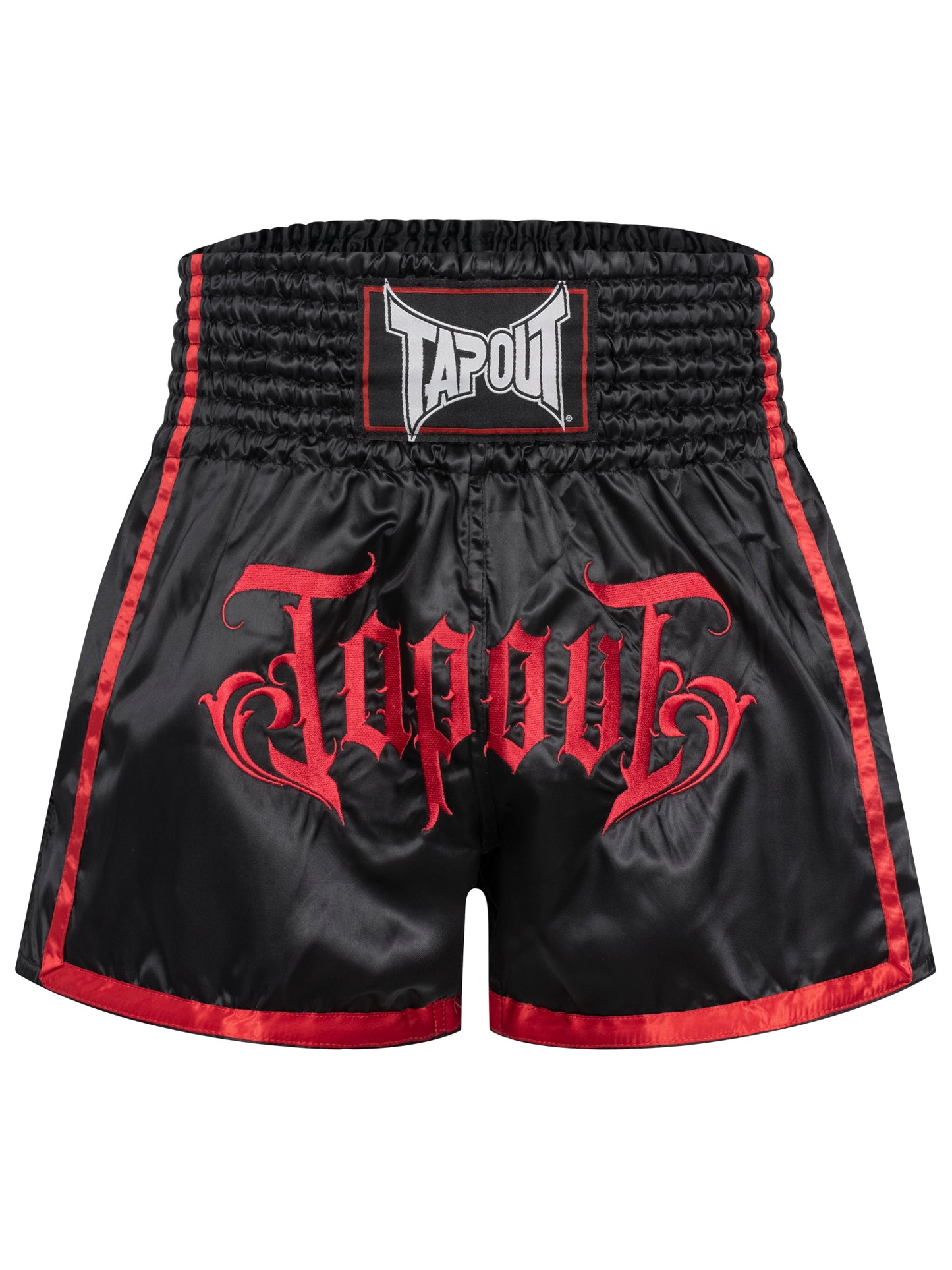 Tapout 960046 Diablo Thaibox-Hose Schwarz/Rot