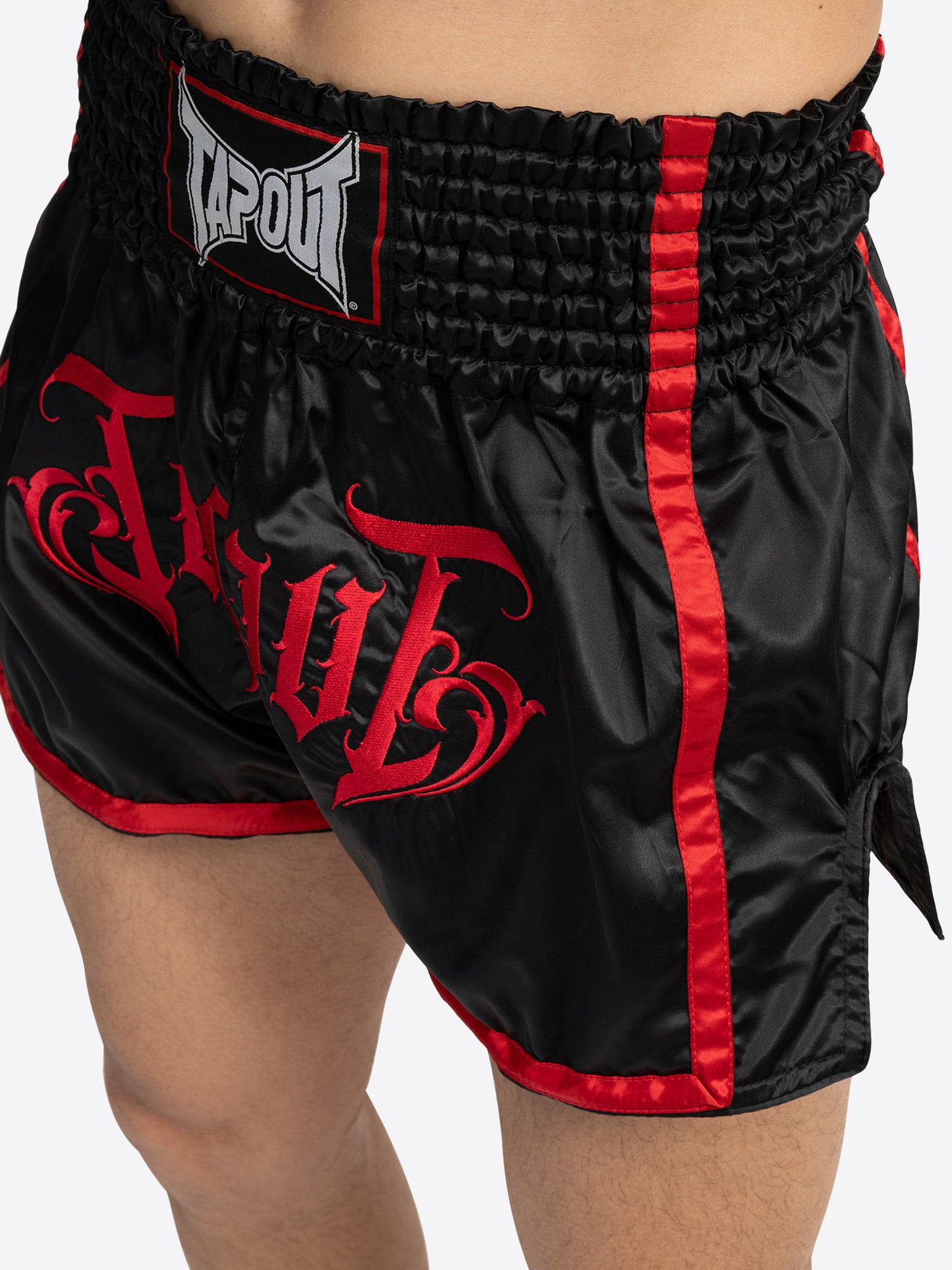 Tapout 960046 Diablo Thaibox-Hose Schwarz/Rot