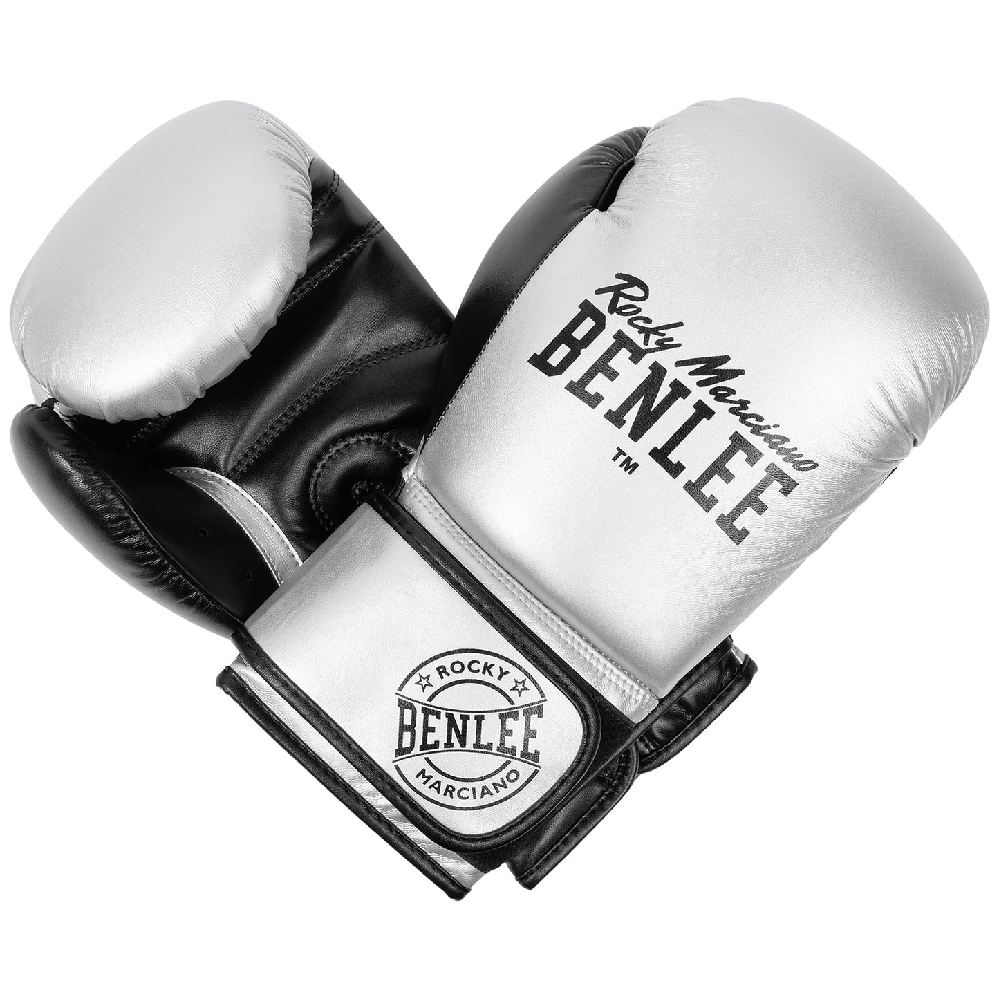 BBENLEE 199155 Carlos Boxhandschuhe - Silver/Schwarz